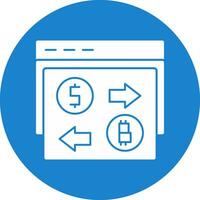 Internet currency Vector Icon Design