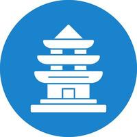 Pagoda Vector Icon Design