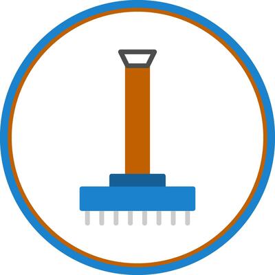Rake Vector Icon Design