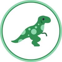 diseño de icono de vector de dinosaurio