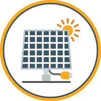 Solar panel Vector Icon Design