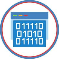 Binary code Vector Icon Design