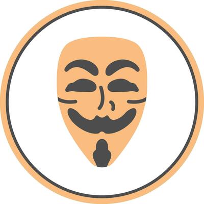 Anonymous Vector Icon Design