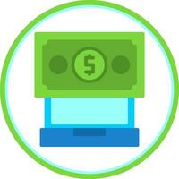 Online money Vector Icon Design