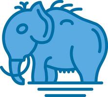 Mammoth Vector Icon Design