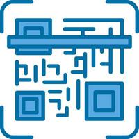 Qr code scan Vector Icon Design