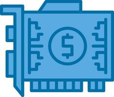 Gpu mining Vector Icon Design