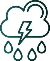 diseño de icono de vector de tormenta