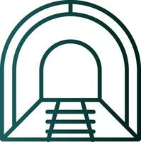 diseño de icono de vector de túnel