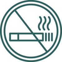 No Smoking Vector Icon Design