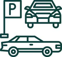 Parking Vector Icon Design