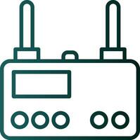 Wireless router Vector Icon Design