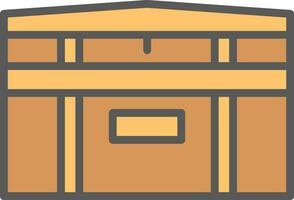 Trunk Vector Icon Design