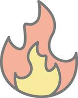 Fire Vector Icon Design