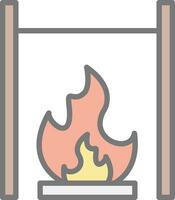 Fire Vector Icon Design