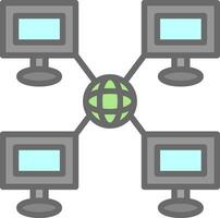 Local network Vector Icon Design