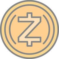 zcash vector icono diseño