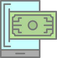 Digital wallet Vector Icon Design