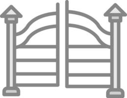 Gate Vector Icon Design