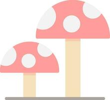 Mushrooms Vector Icon Design