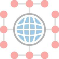 Global network Vector Icon Design