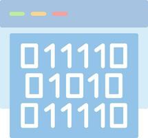Binary code Vector Icon Design