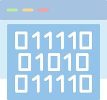 Binary code Vector Icon Design