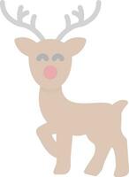 Reindeer Vector Icon Design