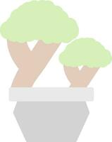 Bonsai Vector Icon Design