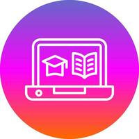 Online course Vector Icon Design