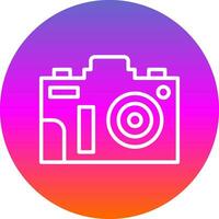 diseño de icono de vector de cámara fotográfica