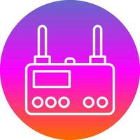 Wireless router Vector Icon Design