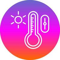 Temperature control Vector Icon Design
