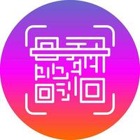 Qr code scan Vector Icon Design