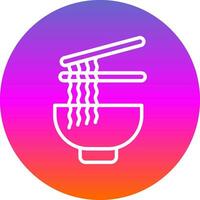 diseño de icono de vector de ramen