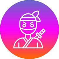 Ninja Vector Icon Design