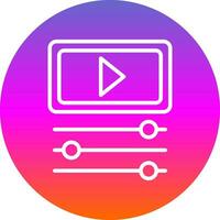 Video Vector Icon Design