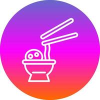 diseño de icono de vector de ramen