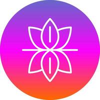 Lotus flower Vector Icon Design