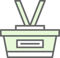 Basket Vector Icon Design