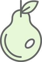 Pear Vector Icon Design