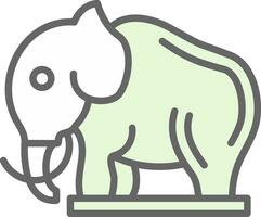 Mammoth Vector Icon Design