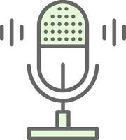 Audio recorder Vector Icon Design