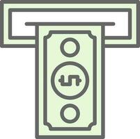 Cash withdrawal Vector Icon Design