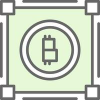 Distributed ledger Vector Icon Design