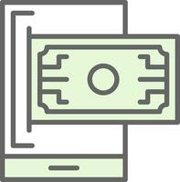 Digital wallet Vector Icon Design