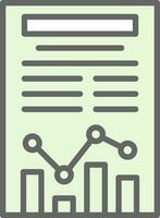 Statistics Vector Icon Design