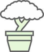 Bonsai Vector Icon Design