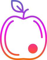 diseño de icono de vector de manzana