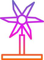 Wind Turbine Vector Icon Design